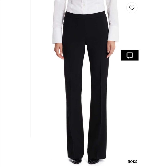 Stretch Boot Leg Trousers